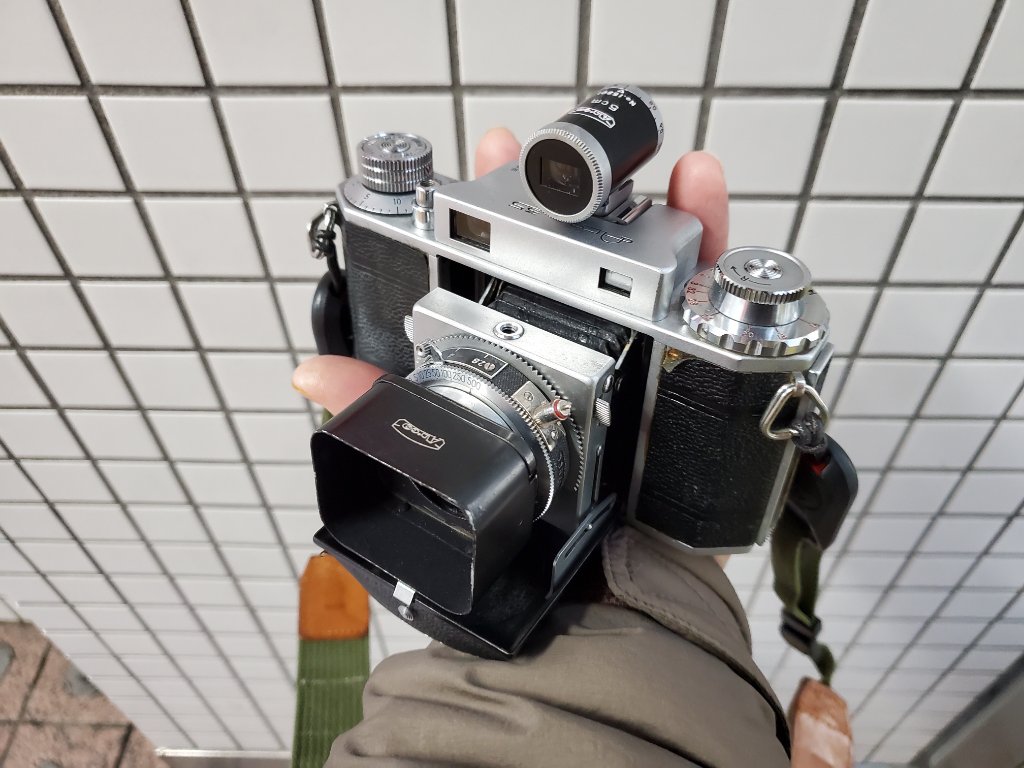 国産蛇腹カメラ　Arco35 フード・ファインダー・フィルター(珍品)付